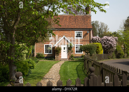 Maisons dans Great Finborough Suffolk Banque D'Images