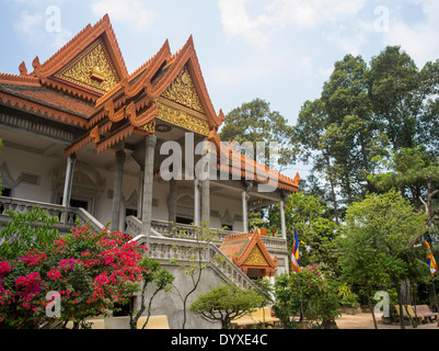Temple de Wat Bo, Siem Reap, Cambodge Banque D'Images