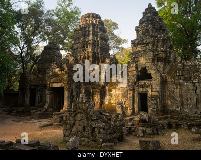 Preah Khan Temple, Siem Reap, Cambodge Banque D'Images