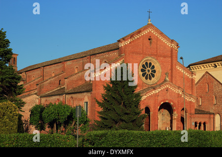 L'ancienne abbaye de Cisterciens XII à Alseno, Piacenza, Italie Banque D'Images