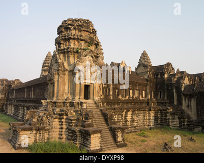 Angkor Wat, Patrimoine Mondial de l'UNESCO. Siem Reap, Cambodge Banque D'Images