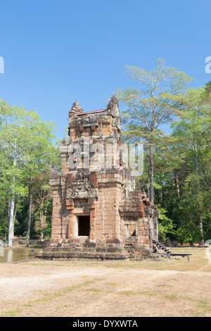 Prasat Suor Prat tower, Angkor Thom, au Cambodge Banque D'Images