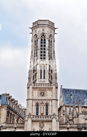 L'église de Saint-Germain-l'Auxerrois est situé au 2, Place du Louvre, Paris Banque D'Images