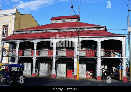 Casa de Fierro - construite par Gustave Eiffel à Iquitos . Département de Loreto .PÉROU Banque D'Images