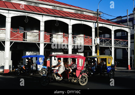 Casa de Fierro - construite par Gustave Eiffel à Iquitos . Département de Loreto .PÉROU Banque D'Images