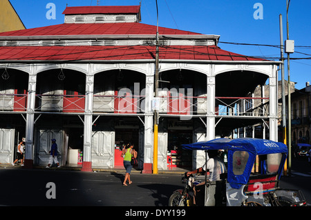 Casa de Fierro - construite par Gustave Eiffel à Iquitos . Département de Loreto .PÉROU Banque D'Images