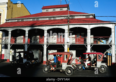 Casa de Fierro - construite par Gustave Eiffel à Iquitos . Département de Loreto .PÉROU Banque D'Images