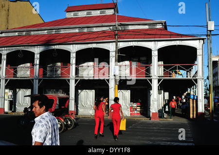 Casa de Fierro - construite par Gustave Eiffel à Iquitos . Département de Loreto .PÉROU Banque D'Images