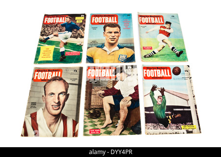 Collection de vintage années 50, 'Charles Buchan's Football des magazines mensuels. Banque D'Images