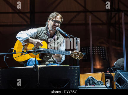 Turin, Italie. Apr 27, 2014. Torino Jazz Festival 27 avril 2014 - Al Di Meola Playng Beatles et plus - Al Di Meola Crédit : Realy Easy Star/Alamy Live News Banque D'Images