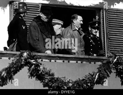 Adolf Hitler lors des Jeux Olympiques d'hiver à Garmisch, 1936 Banque D'Images