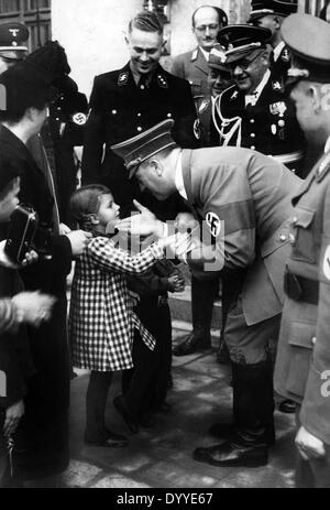 Adolf Hitler à l'Gautag à Weimar, 1938 Banque D'Images