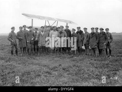 Hermann Goering avec ses camarades officiers Banque D'Images