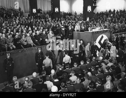 La cérémonie d'ouverture de la 'victoire' de Ralley, 1933 Banque D'Images