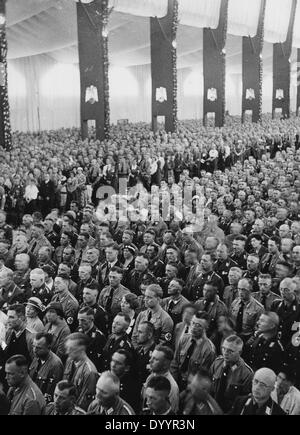 Congrès du parti NSDAP dans le Luitpold Hall à Nuremberg, 1933 Banque D'Images