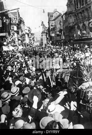 L'occupation de la Rhénanie après 07.03.1936 Banque D'Images