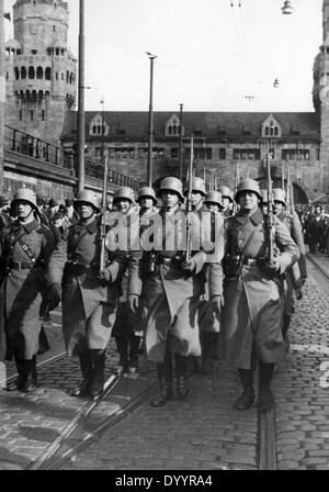 L'occupation de la Rhénanie après 07.03.1936 Banque D'Images