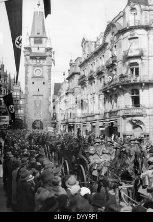 L'occupation de la Rhénanie après 07.03.1936 Banque D'Images