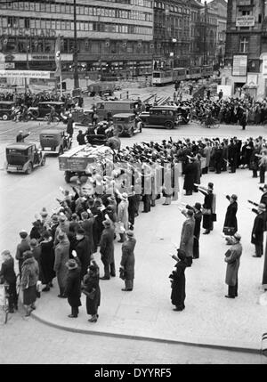 L'occupation de la Rhénanie après 07/03/1936 Banque D'Images