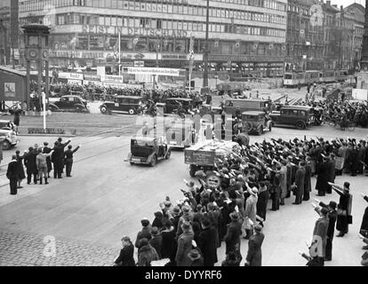 L'occupation de la Rhénanie après 07/03/1936 Banque D'Images