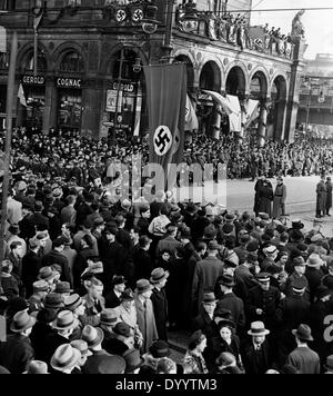 Célébrations de l'annexion de l'Autriche, 1938 Banque D'Images