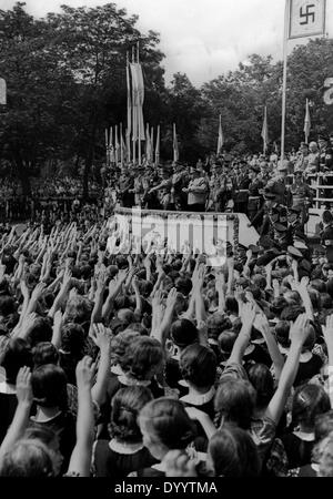 Sports allemand festival à Wroclaw, 1938 Banque D'Images