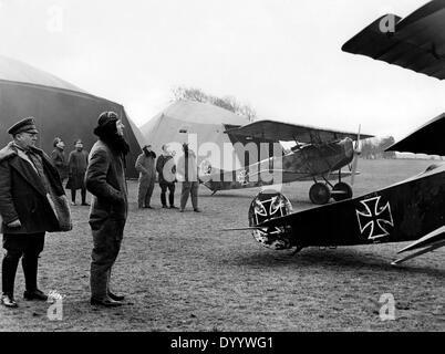 Les avions de chasse allemand durant la Première Guerre mondiale Banque D'Images