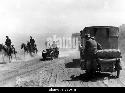 En route aux environs de Koursk et les points saillants, 1943 Banque D'Images