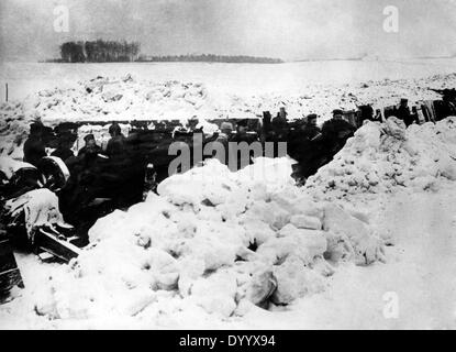 Bataille d'hiver en Mazurie, 1915 Banque D'Images