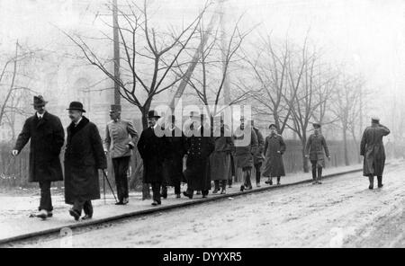 Délégation austro-hongrois à Brest-Litovsk, 1918 Banque D'Images