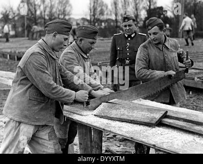 Les membres de la SAR sur les îles Anglo-Normandes, 1942 Banque D'Images