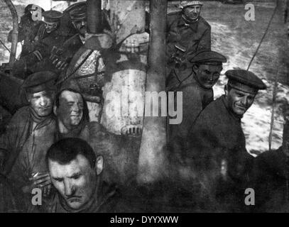 Le sous-marin allemand dans l'océan Atlantique, 1918 Banque D'Images