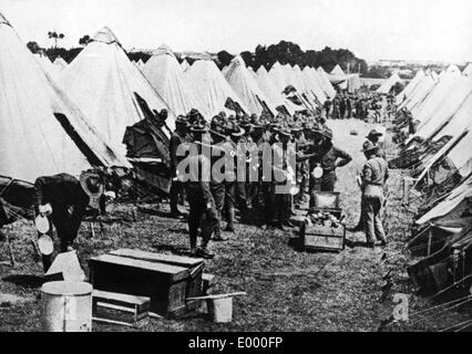 L'exercice 1917, camp américain Banque D'Images