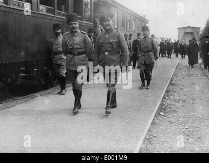 Les généraux turcs en Anatolie, 1917 Banque D'Images