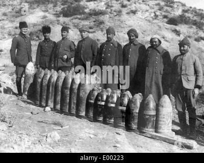 L'artillerie turque à les Dardanelles, 1915/1916 Banque D'Images