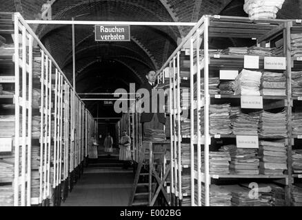 Archive pour les dossiers des victimes de la guerre durant la Première Guerre mondiale Banque D'Images