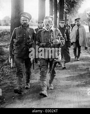 Les soldats anglais à Anvers, 1914 Banque D'Images