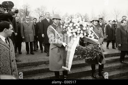 Gerbe de cérémonie à Buchenwald, 1970 Banque D'Images