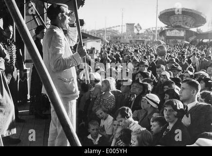 Oktoberfest à Munich, autour de 1952 Banque D'Images