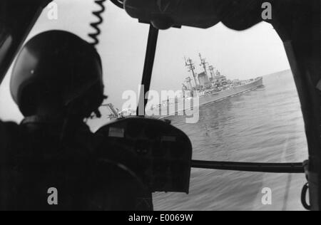 La 'Salem' dans la Méditerranée, 1957 Banque D'Images