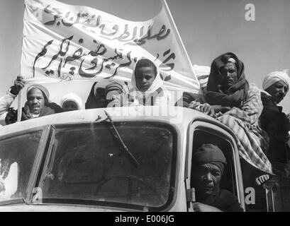 L'ouverture de la première phase de construction du nouveau barrage d'Assouan, 1964 Banque D'Images