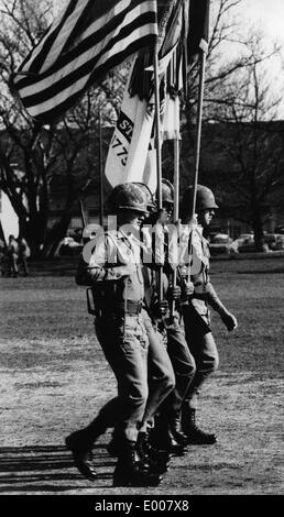 Un défilé militaire à Augsburg Banque D'Images