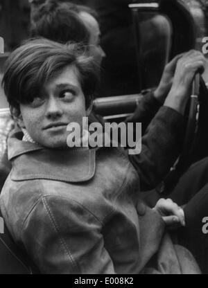 Rita Pavone dans Berlin, 1962 Banque D'Images