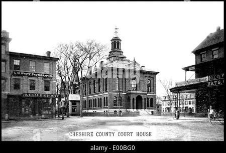 Tribunal du comté de Cheshire dans la région de Keene NH Banque D'Images