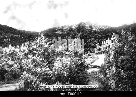 Maison de transition, sur le mont Monadnock, Cheshire Comté, NH Banque D'Images