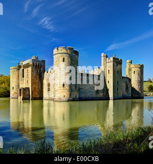 Château de Bodiam. Banque D'Images