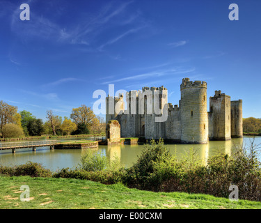 Château de Bodiam. Banque D'Images