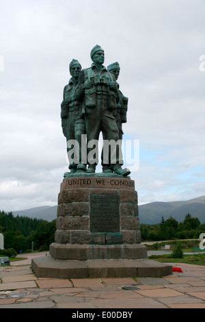 Le Mémorial Commando britannique, Lochaber. Image by Kim Craig. Banque D'Images