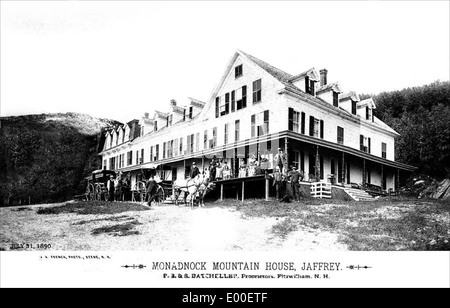 Monadnock Mountain House à Jaffrey, New Hampshire Banque D'Images