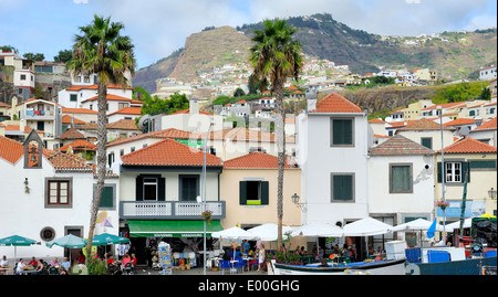 Madère Portugal Le village de pêcheurs de Camara de Lobos Banque D'Images